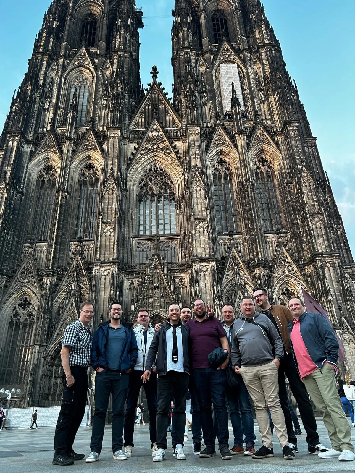 Gemeinsames Gruppenfoto bei der Herrentour Köln 2024